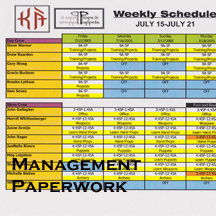 Management Paperwork Button
