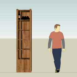 Wine shelf concept